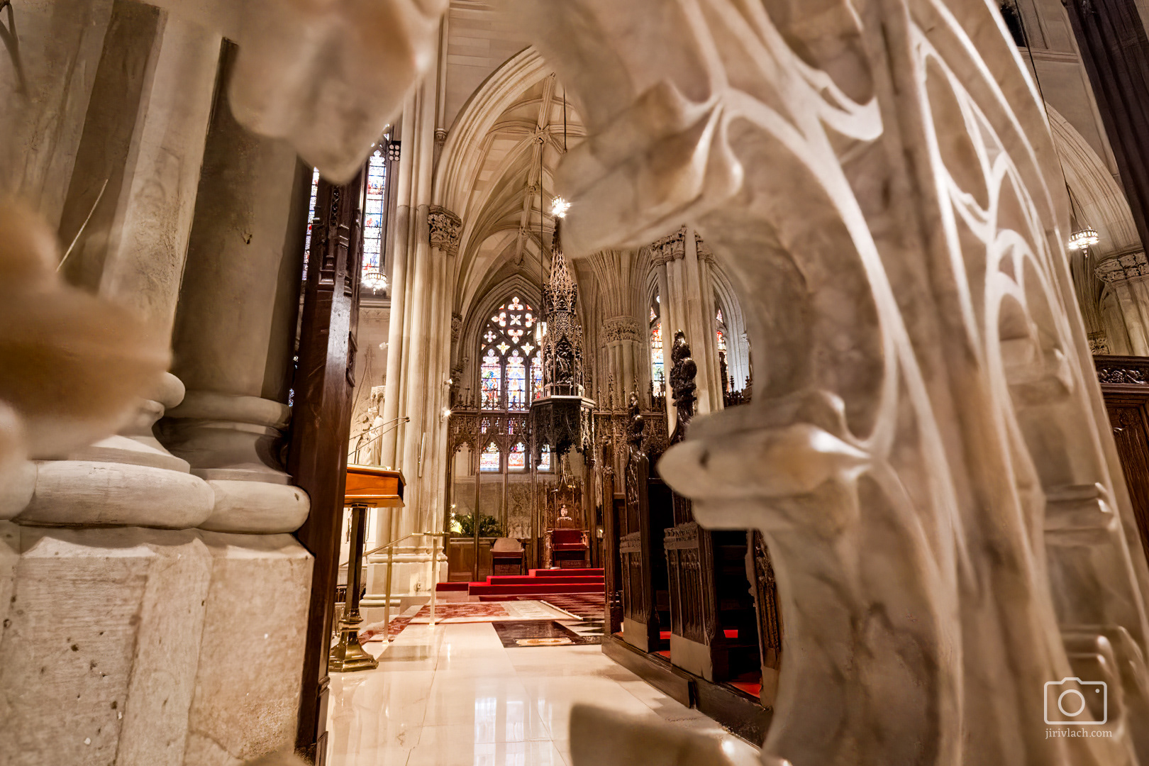 Interiér katedrály Svatého Patrika, 05/2025