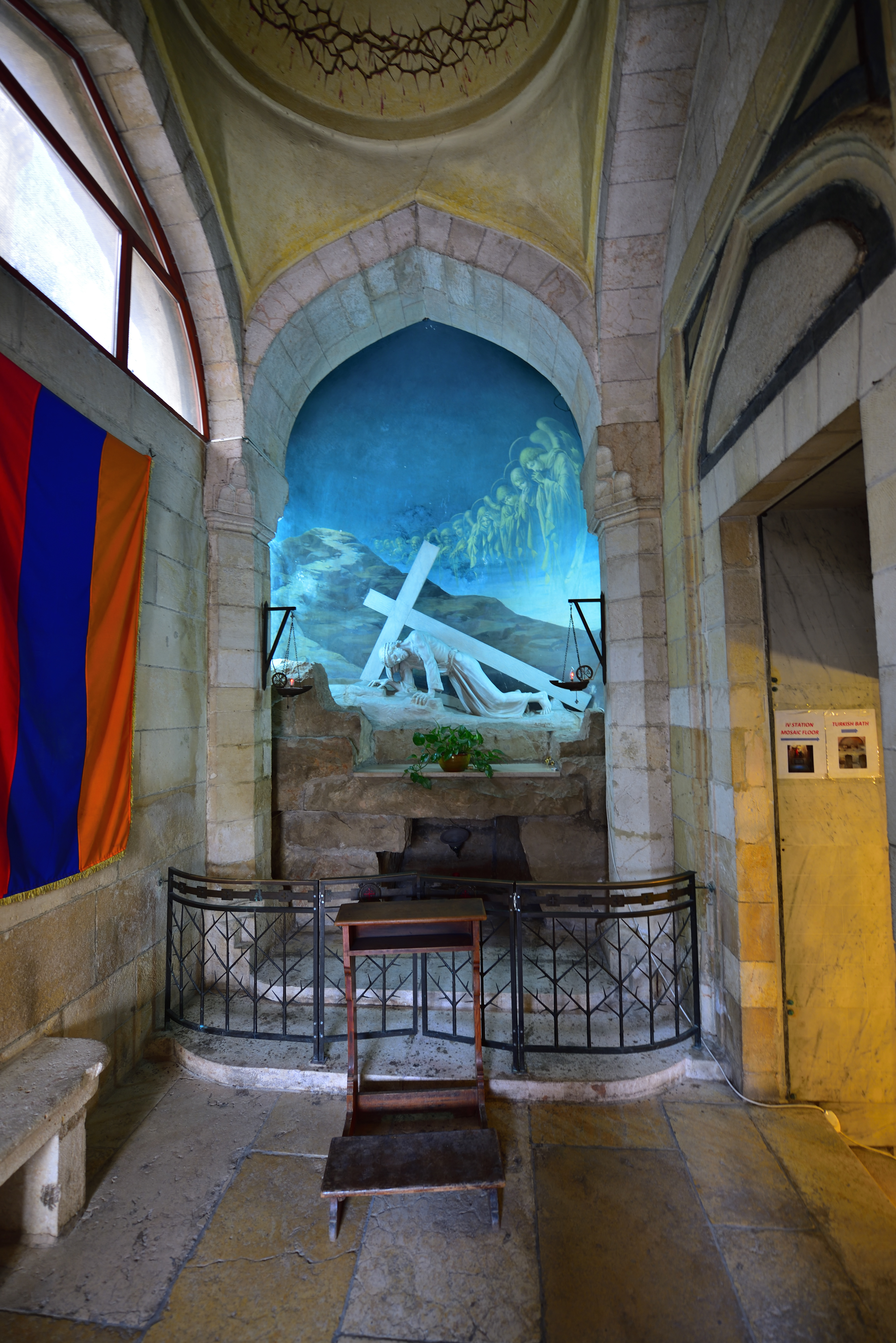 Křížová cesta, Jeruzalém, 12/2017