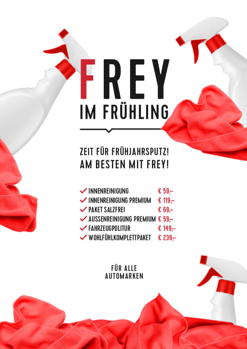 Frey im Fruehling POS Poster
