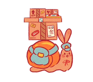 Mail snail animation by Emi Bee