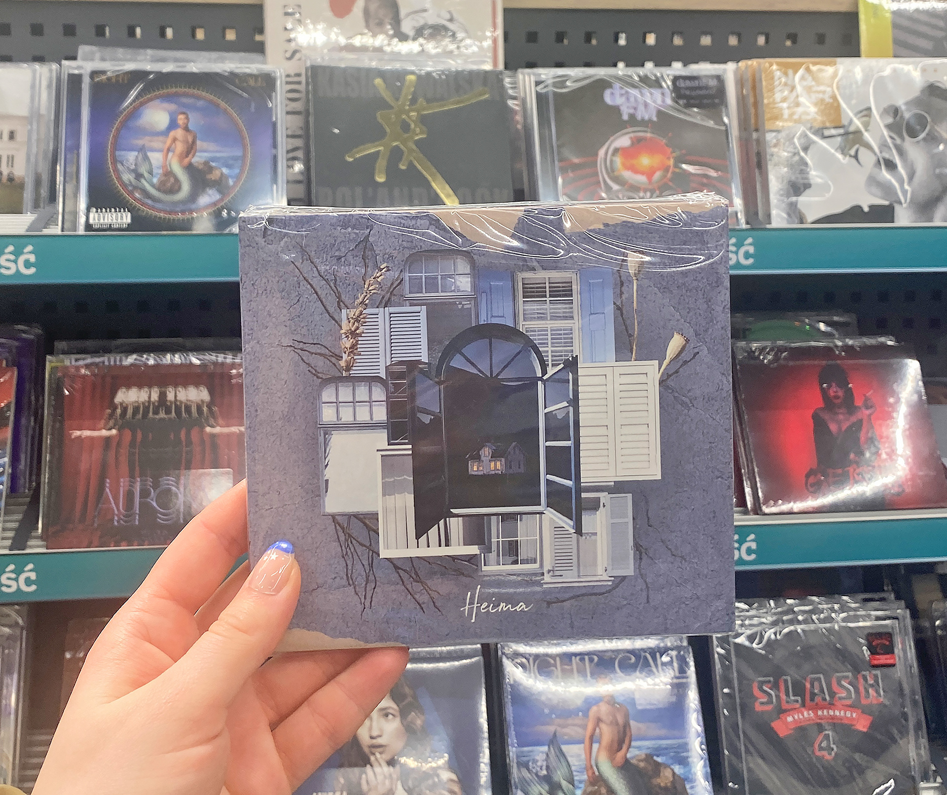 finished album in Empik store