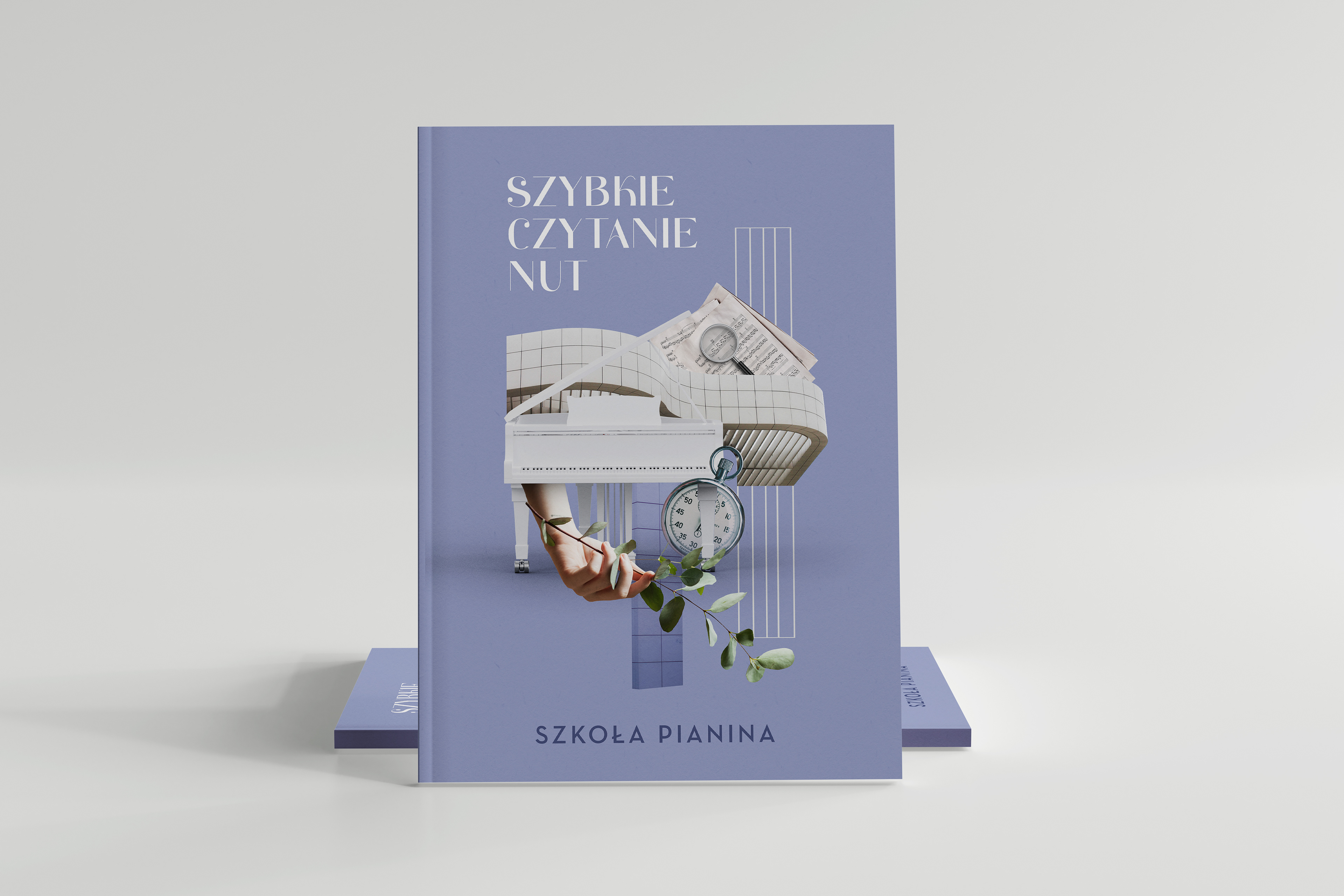 Okładka książki "Szybkie czytanie nut" (mockup)