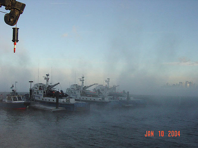 Charlie Base Under Fog