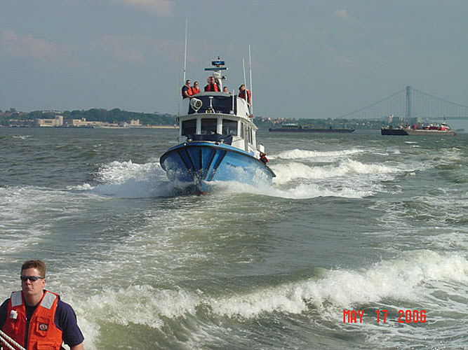 Liberty Island Drill with ESU - by Jim Arca