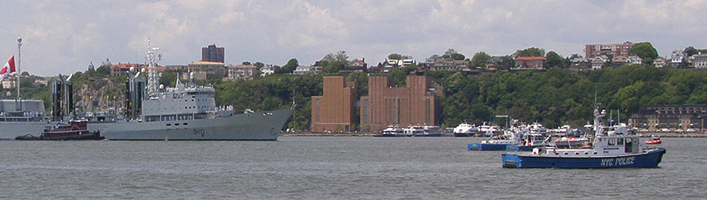 NYPD Launches Patrol the North River During Fleet Week 2008