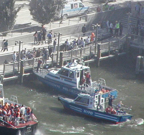 Sept 11 Evacuation - Courtesy Jim Arca