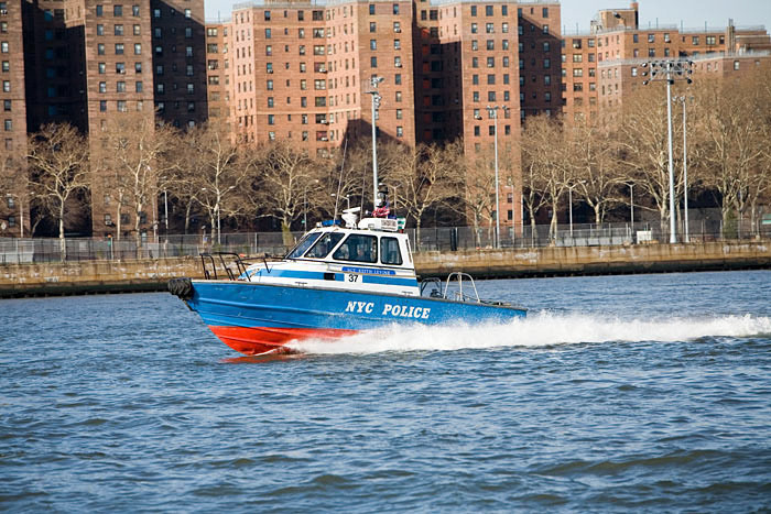 NYPD Launch 37 on the return trip