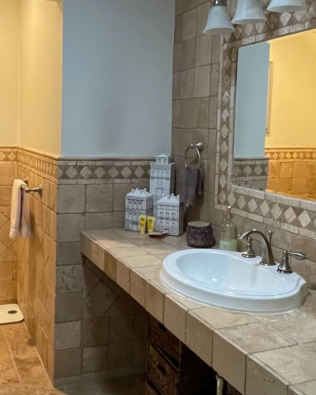 Existing guest bathroom