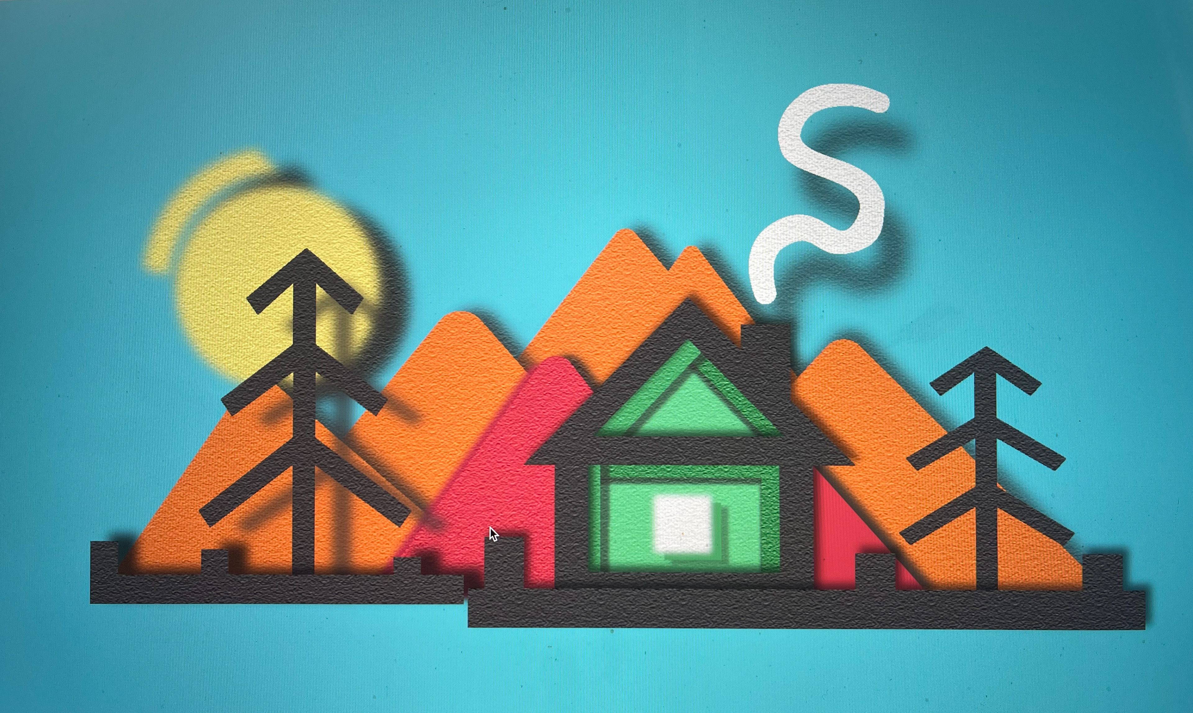 3 Dimensional Digital Illustration made in Adobe Illustrator