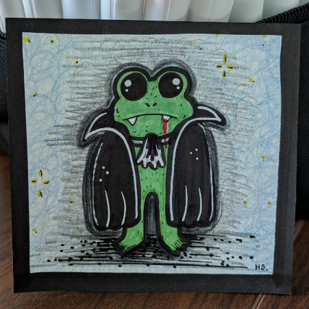 Frog Vamp Illustration