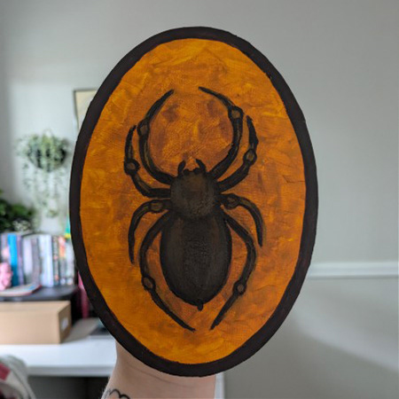 Spider Acrylic Painting