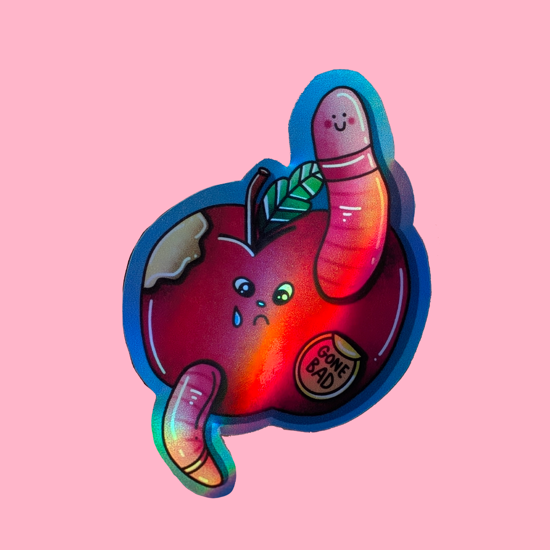 Holographic "Gone Bad" Sticker