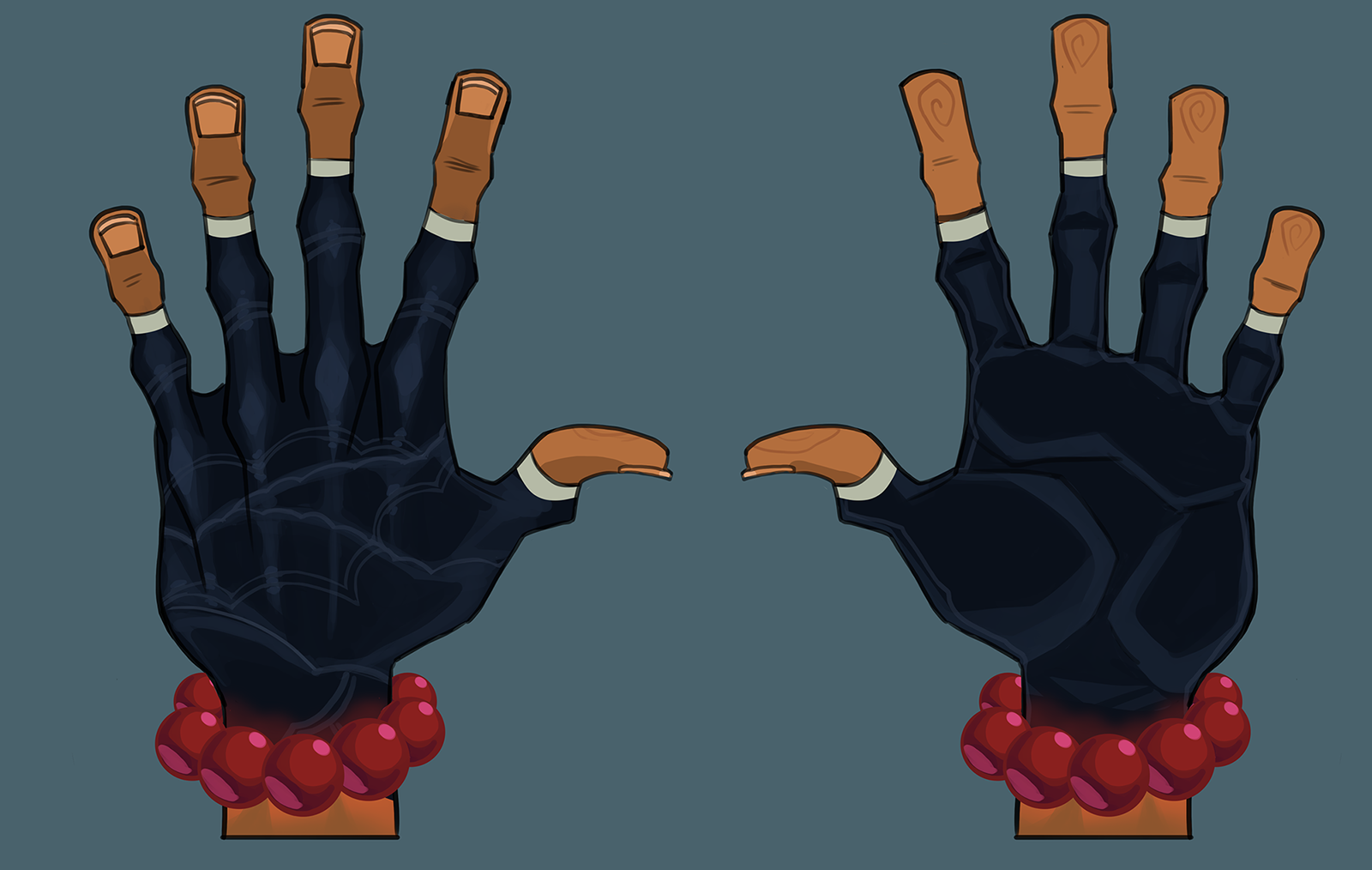 Glove Detail.