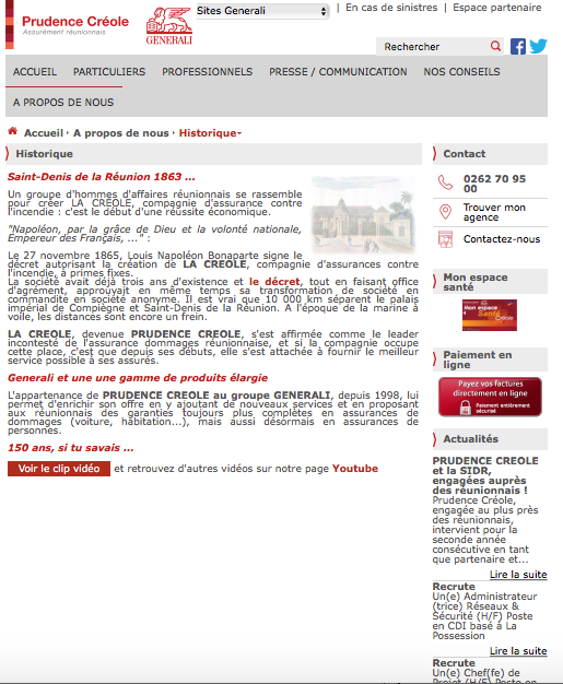 Site avant