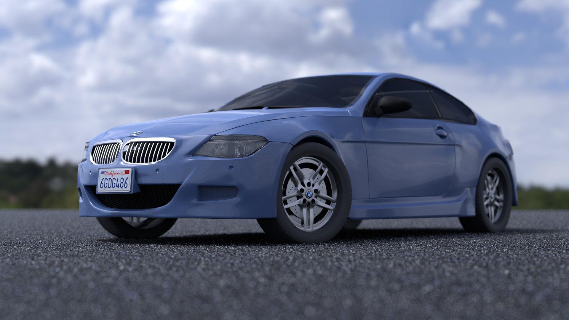 Joseph Jacobs - 3D Art Portfolio - BMW M6 Exterior 3D Model