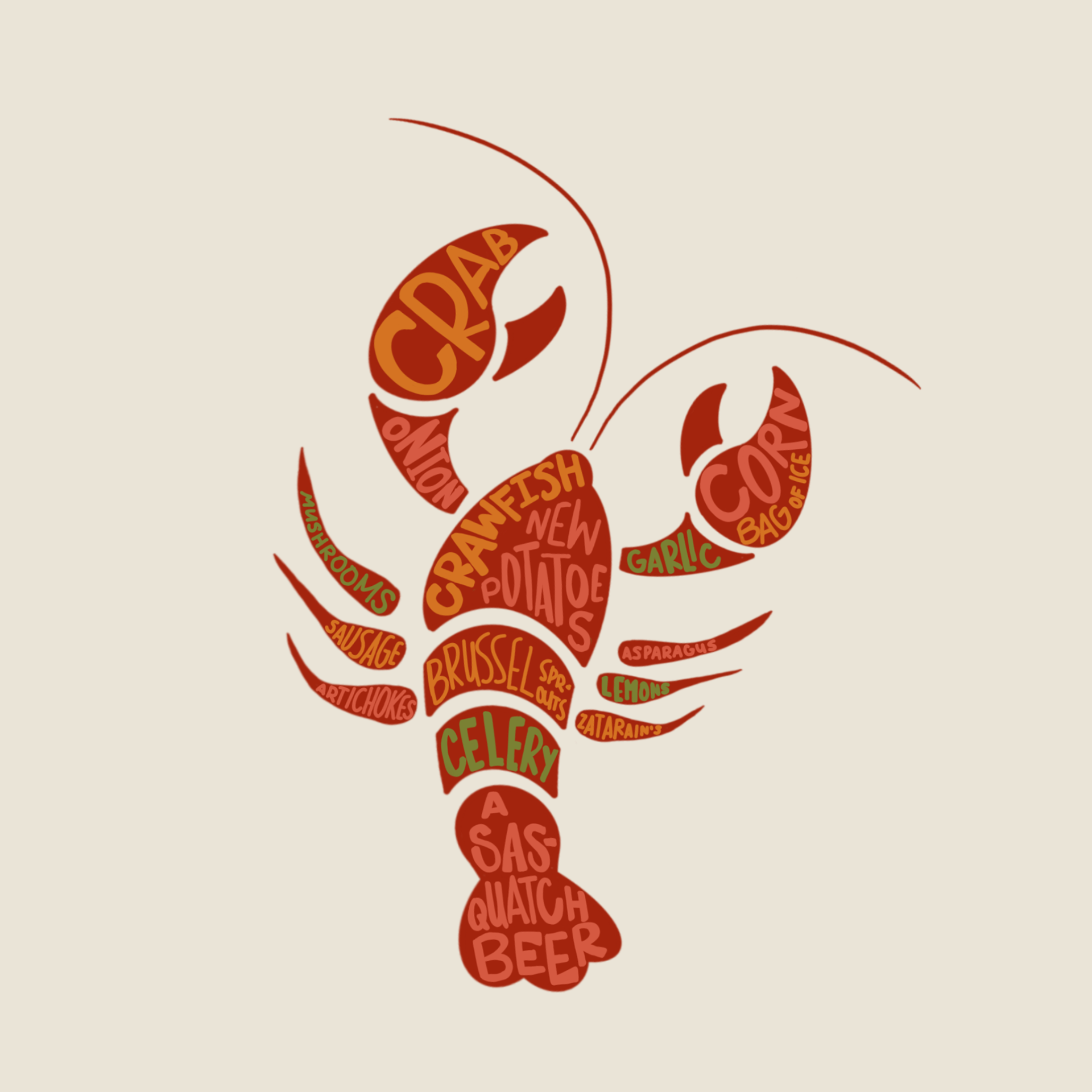 Crawfish Boil. Created with Redbeard's Outfitter
