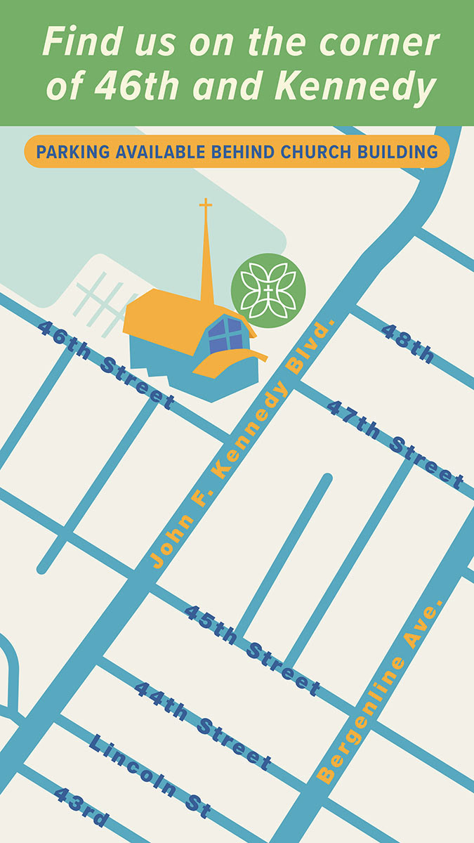 A map showing viewers Grove's location, created for Instagram Stories (1080x1920px).