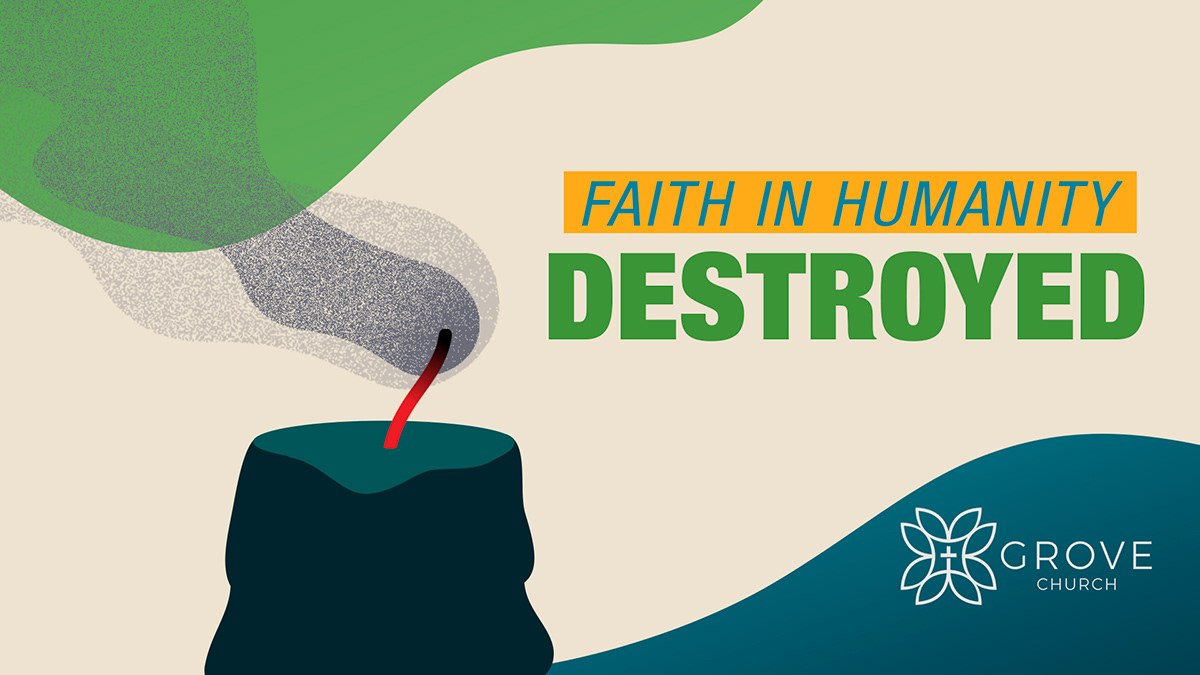 "Faith in Humanity Destroyed" thumbnail cover art for YouTube and Facebook.