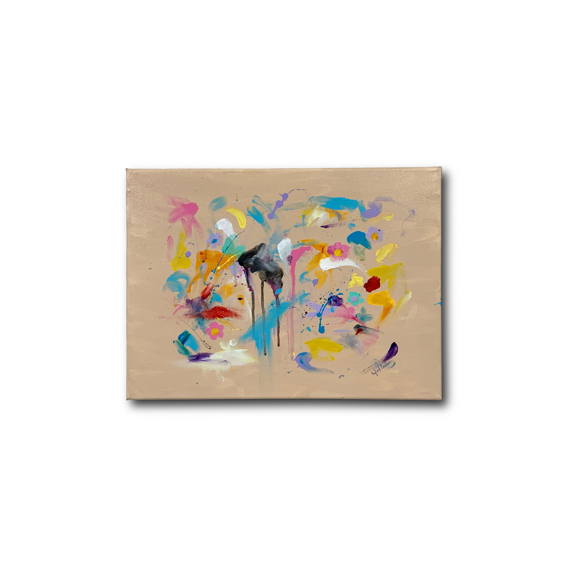 "A Blooming Thing" 16 x 12" Acrylic on canvas