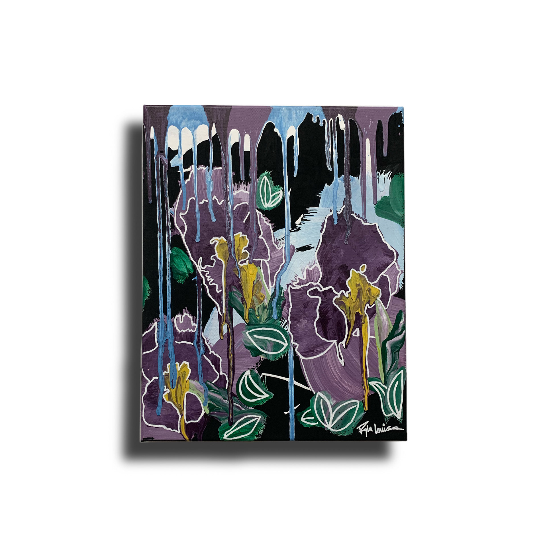 "It Can't Always Be Night" 11 x 14" Acrylic on Canvas