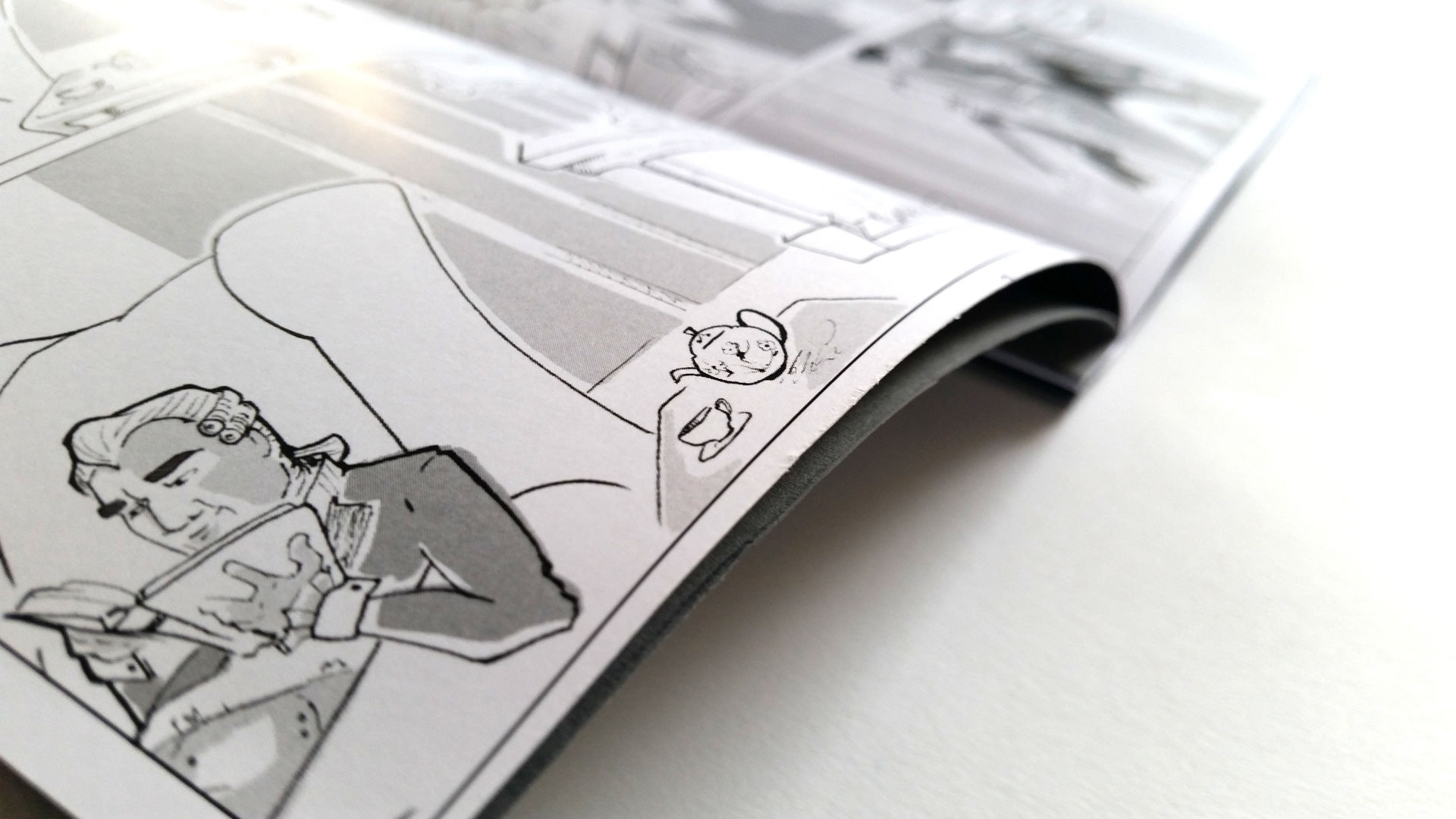 Ausschnitt aus dem Comic zu Jonathan Strange & Mr. Norrell von Susanna Clarke