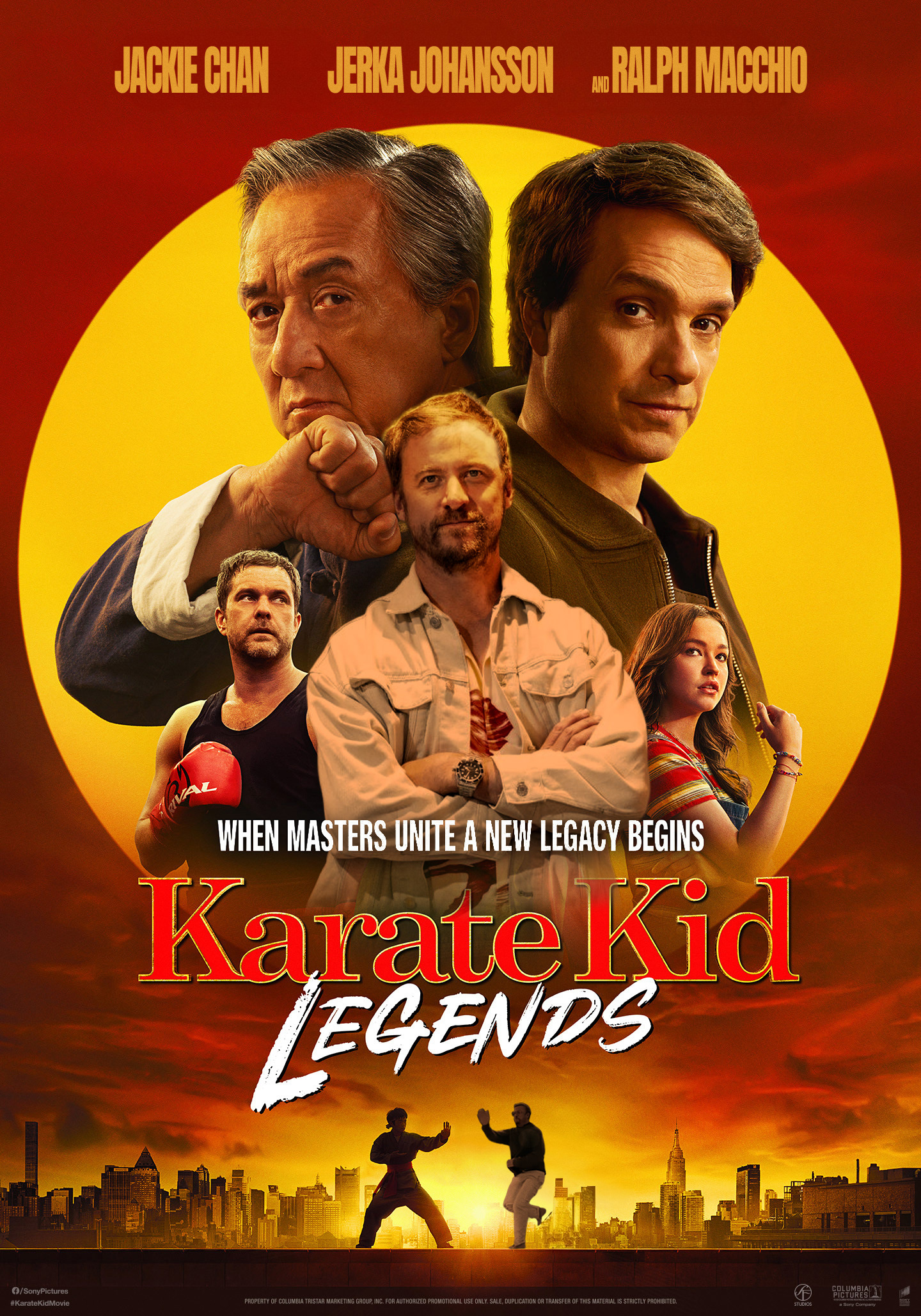 Photoshop, bildmanipulation - Jerka Johansson i The Karate Kid