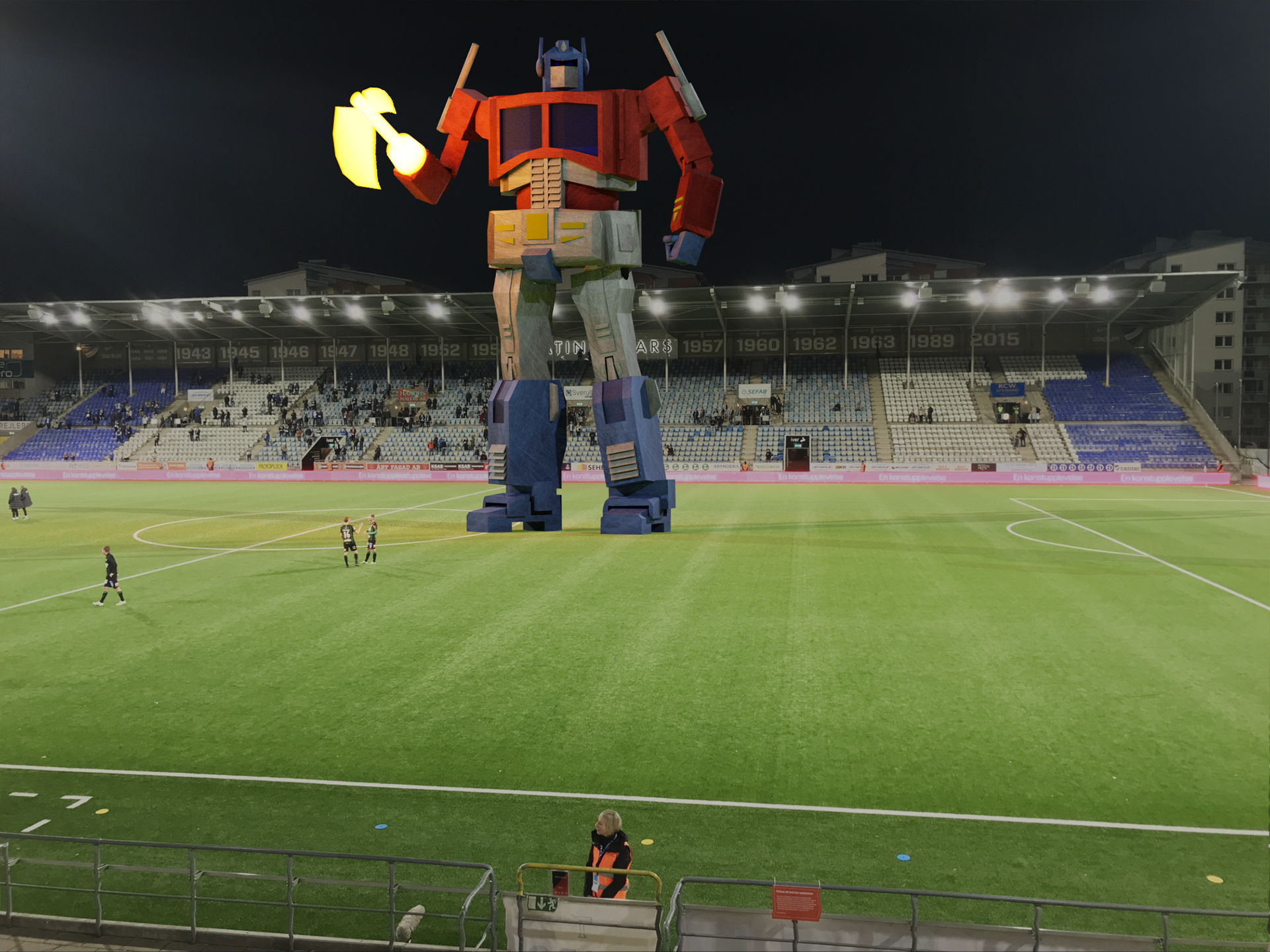 3D-grafik, Blender - Optimus Prime på innerplanen
