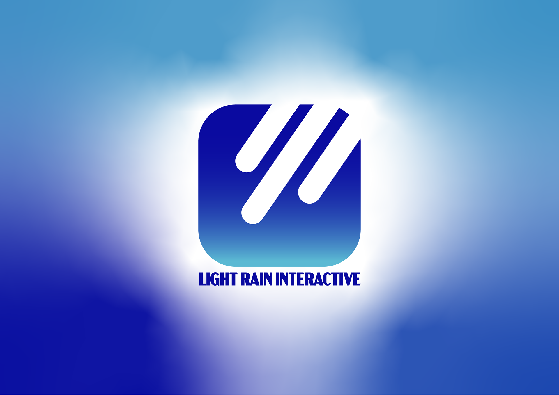 Logotyp för en fiktiv spelutvecklare - Light Rain Interactive