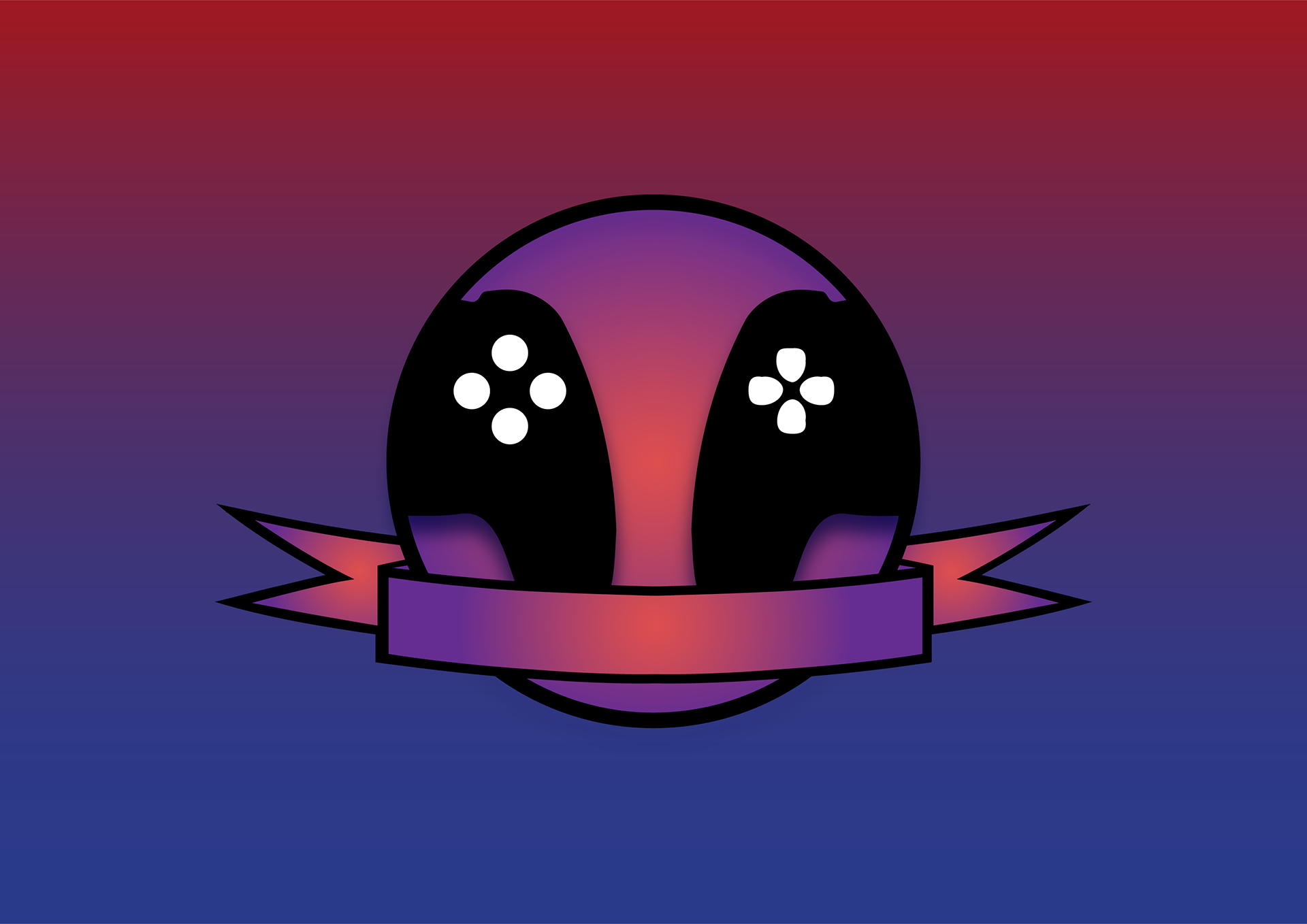 Logotyp för en spelkanal