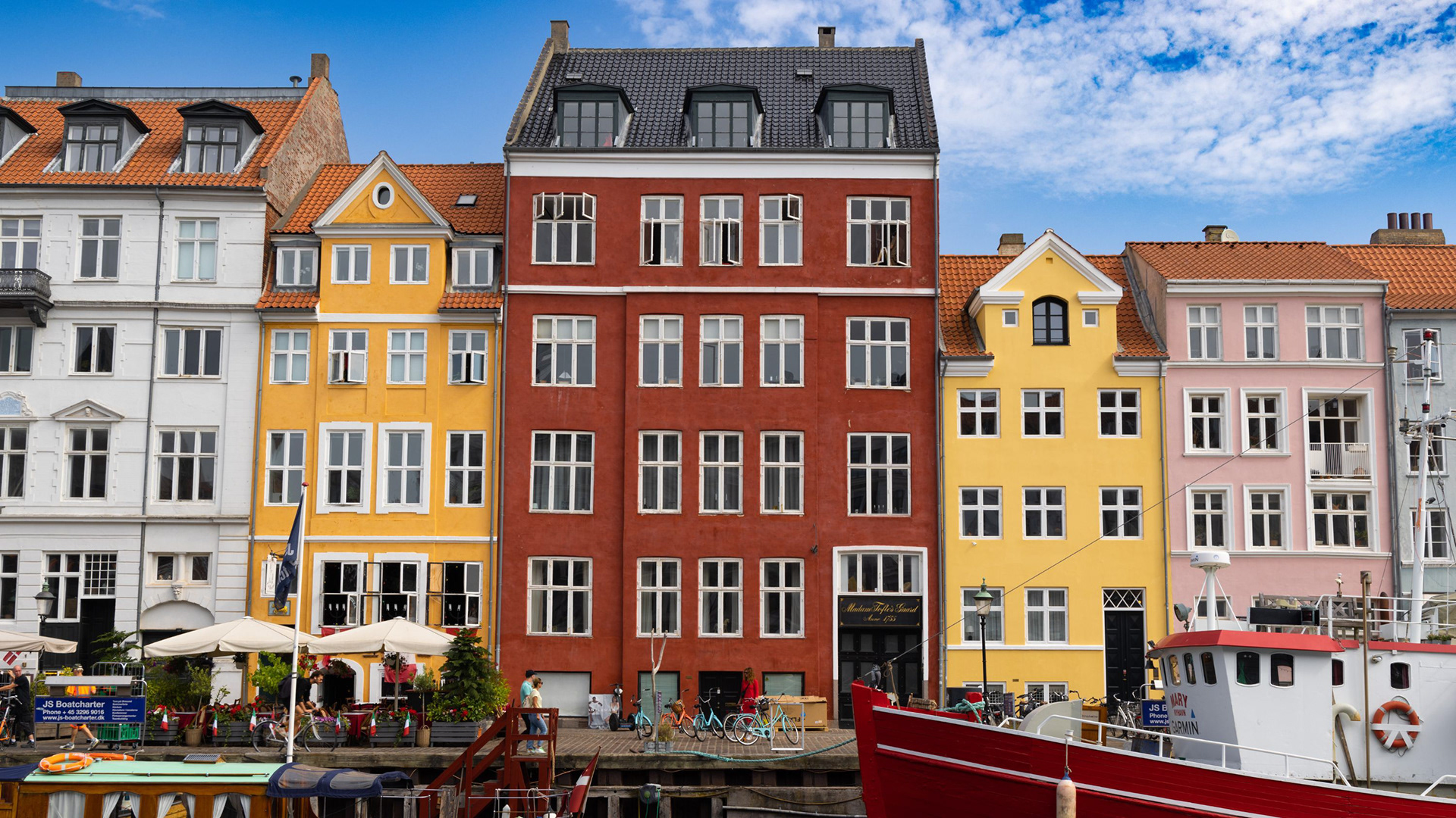 Frontalansicht Nyhavn - Kopenhagen | Lydia Bauer