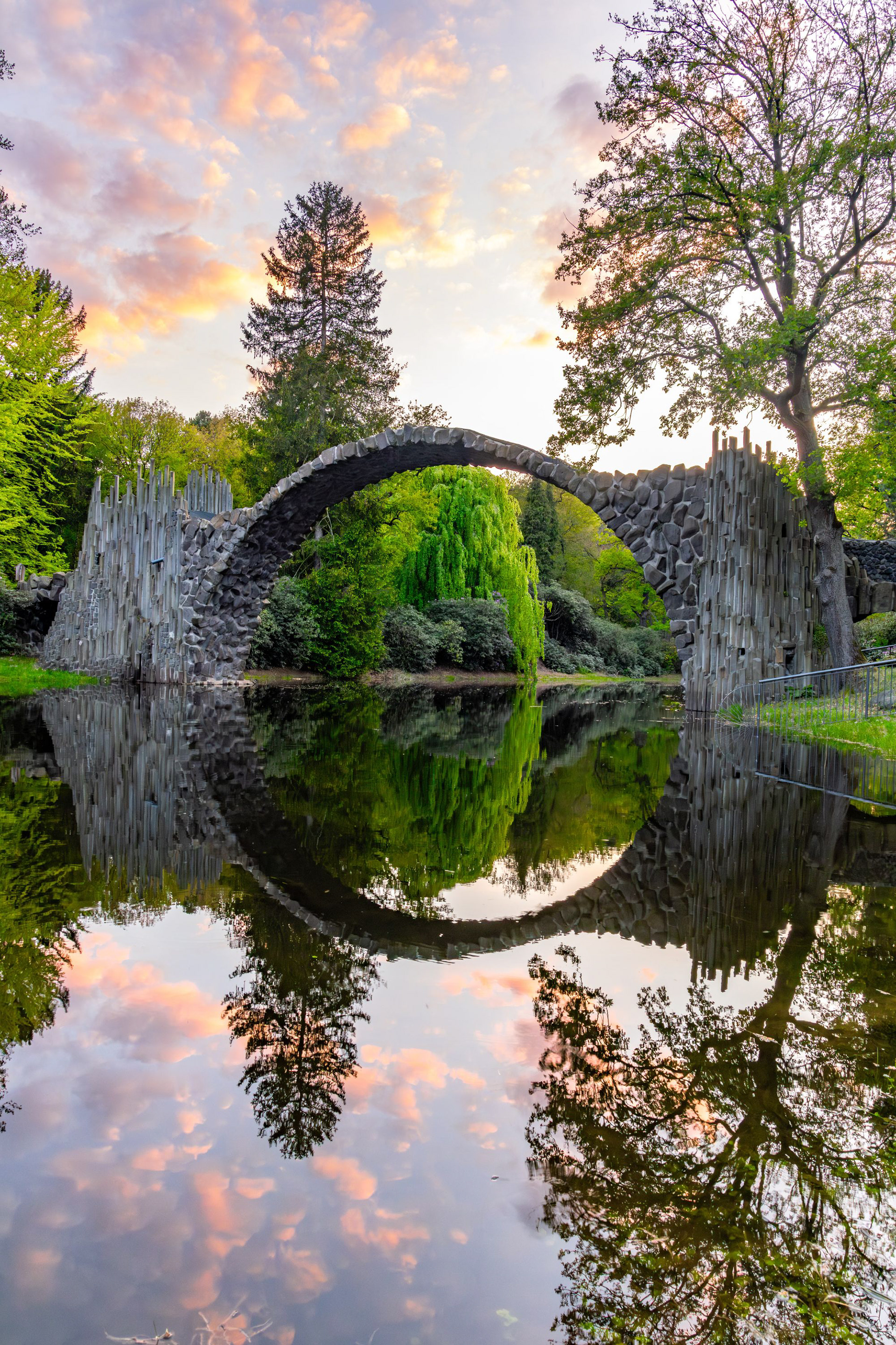 Rakotzbruecke bei Sonnenaufgang | Lydia Bauer
