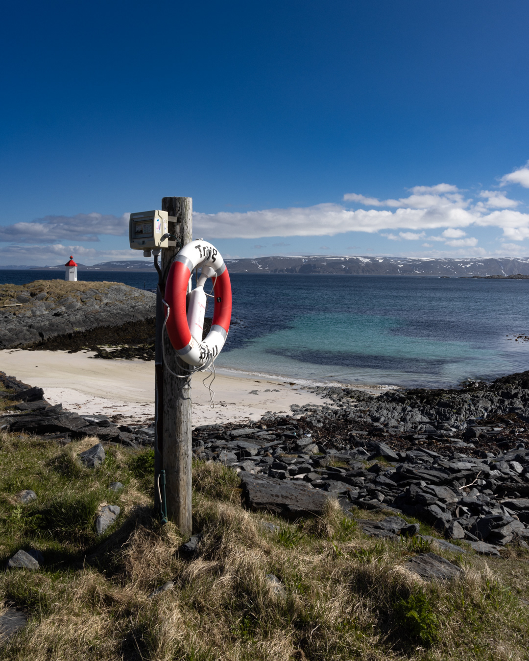 Badebucht in Gamvik - Wassertemperatur 3 Grad