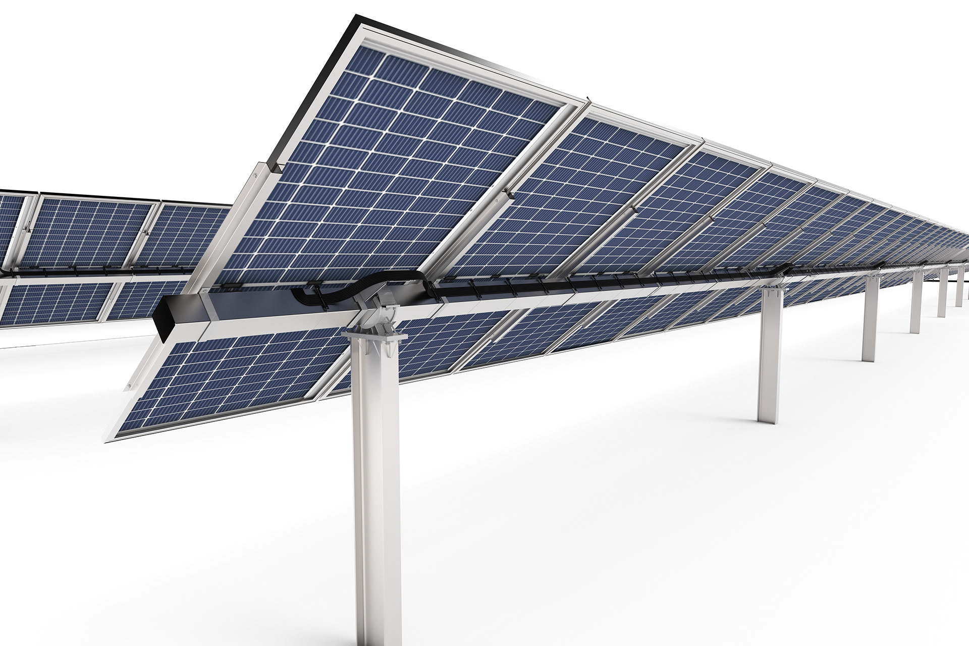 Gripple - Solar Farm Product - String Run Render 2024