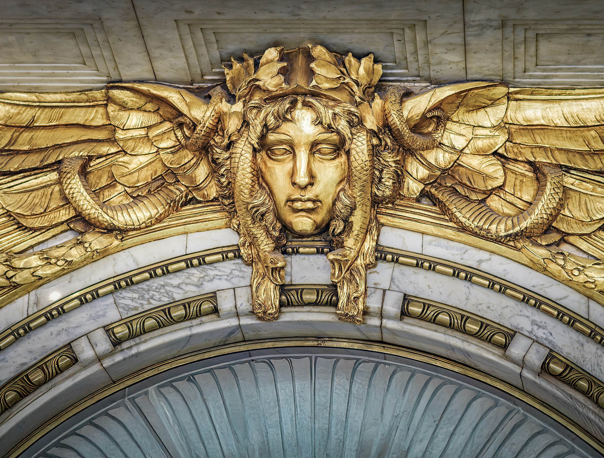 Zlacený Maskaron Praha