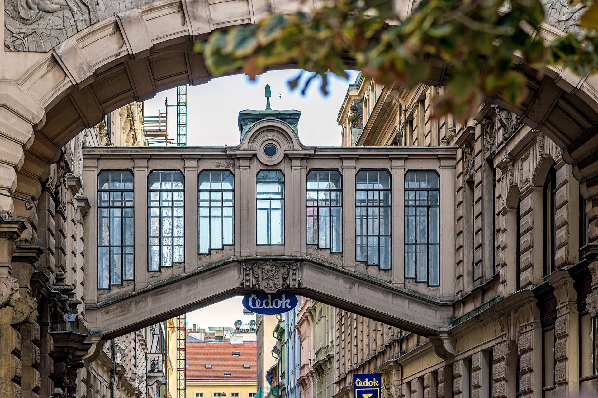 Čedok building in Nekázanka Street, Prague