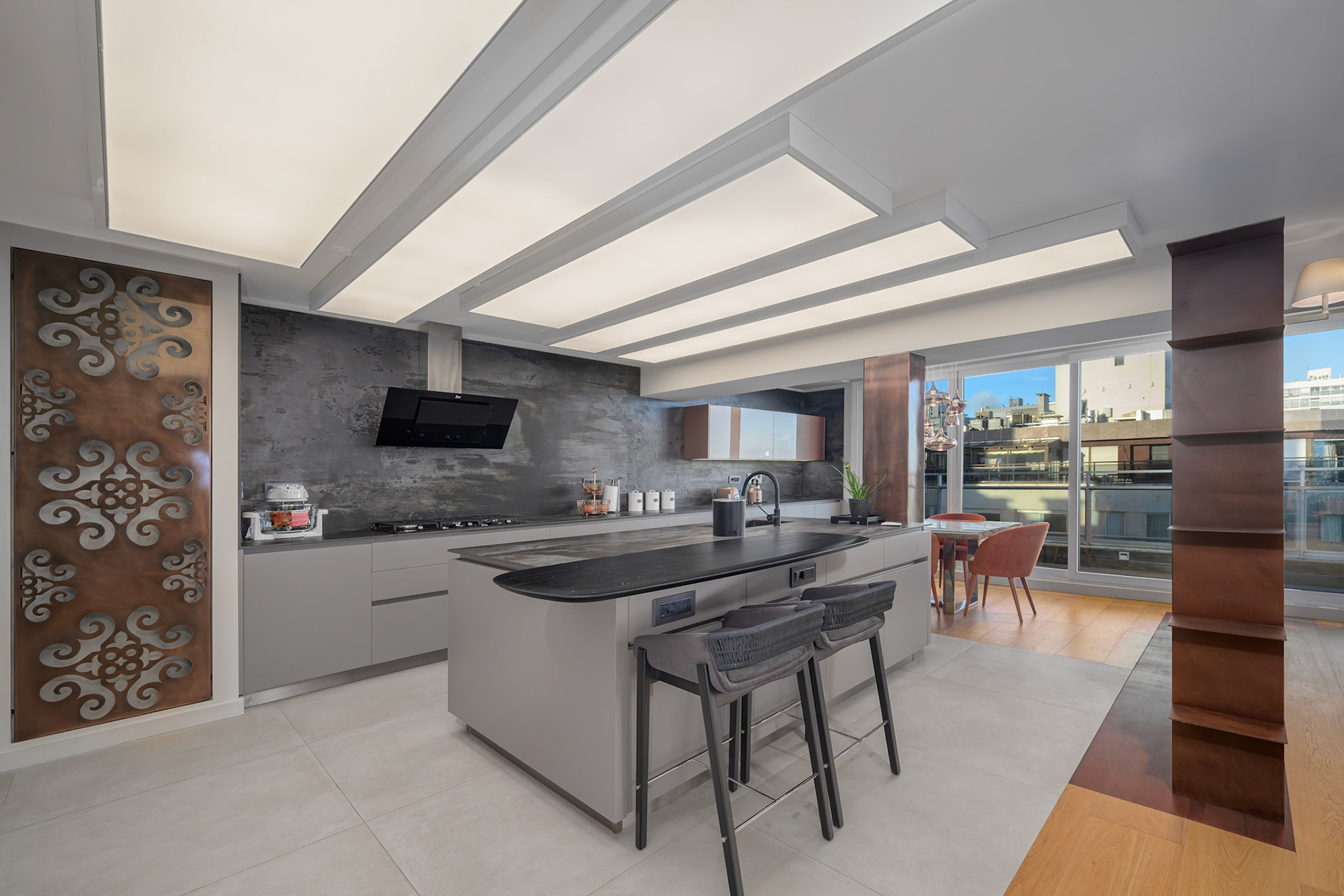 Penthouse — Rambla República del Perú and Marco Bruto - Kitchen