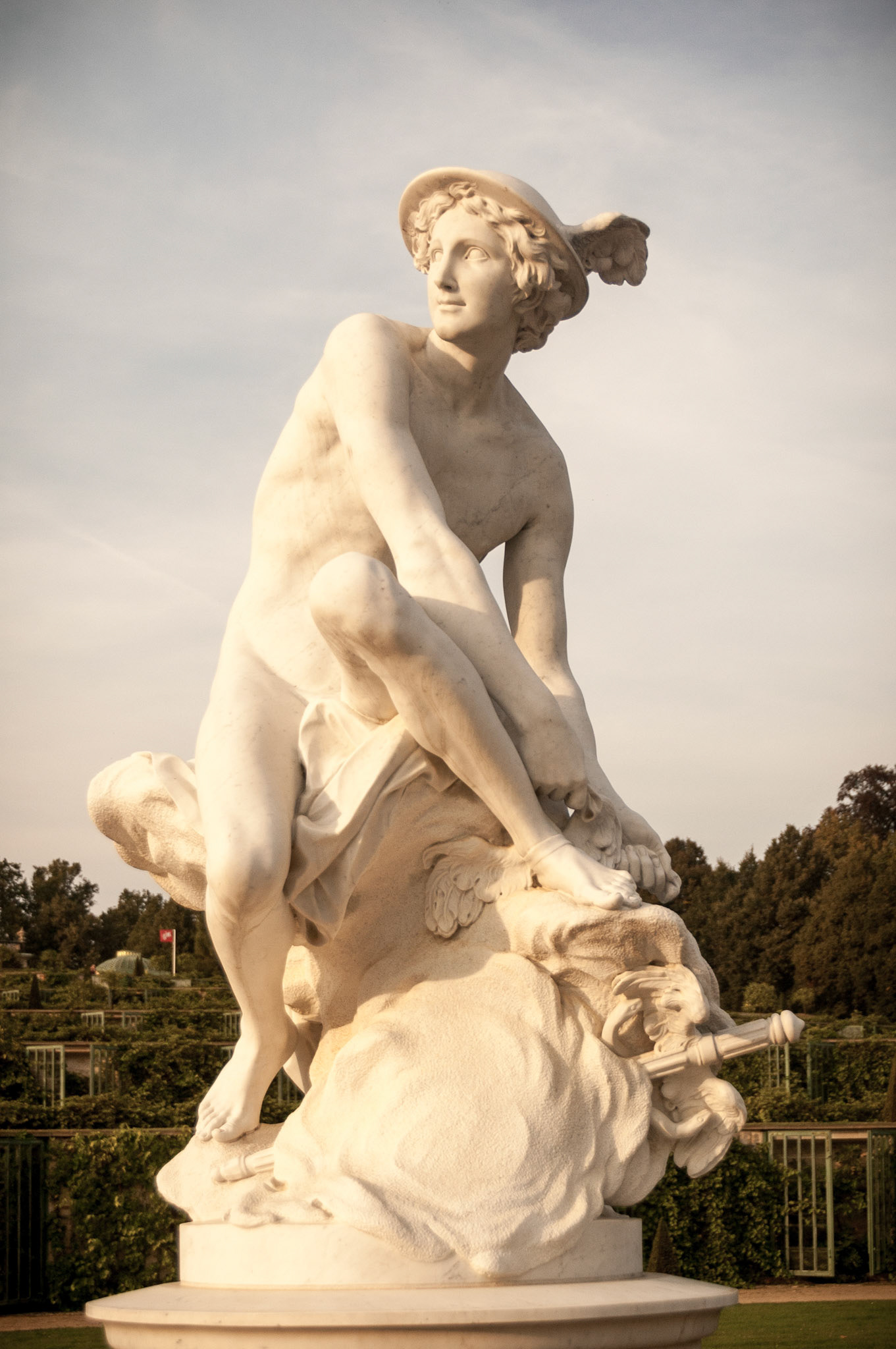 Merkur, Jean-Baptiste Pigalle 1744 Sanssouci Park