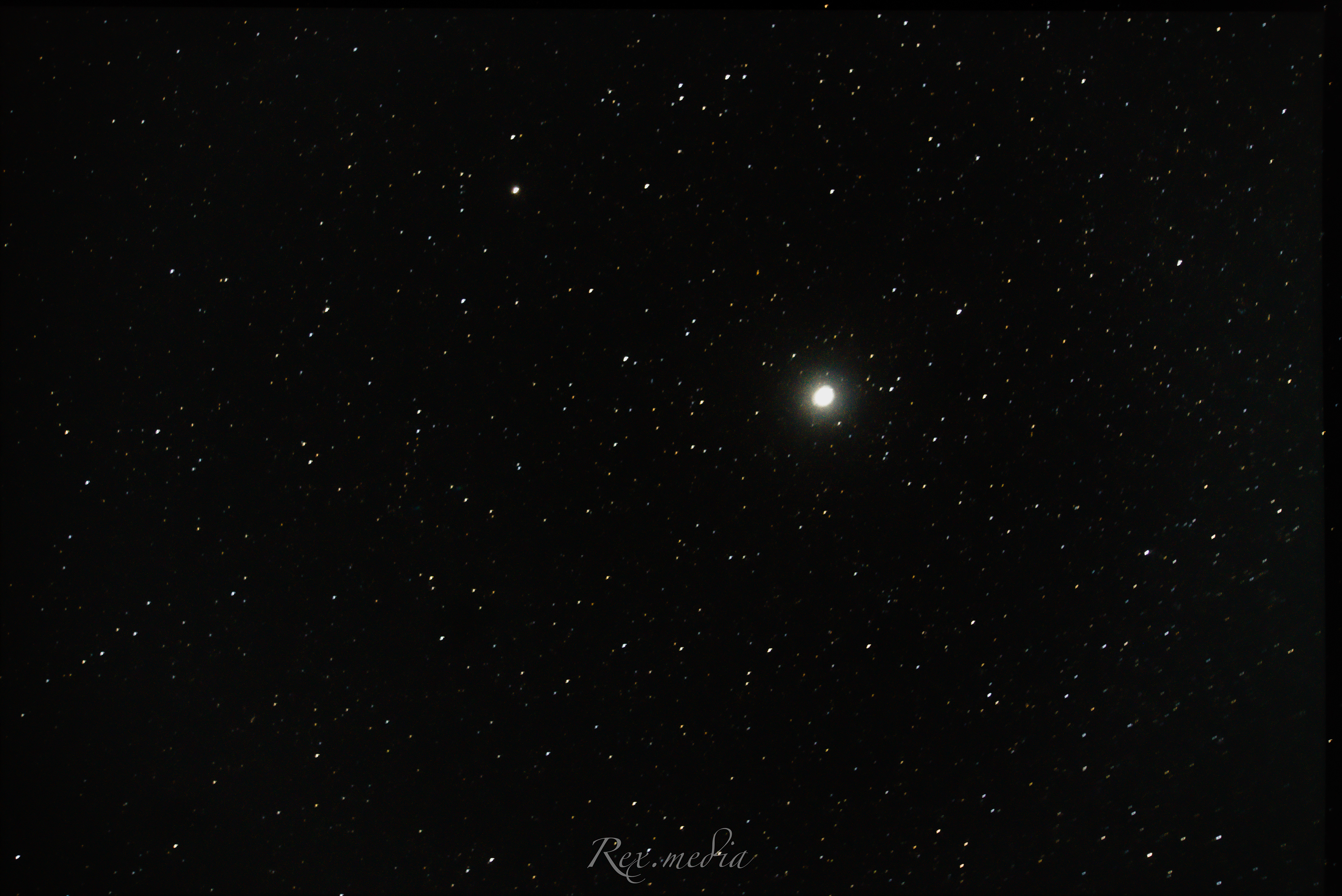 Jupiter on a winters night