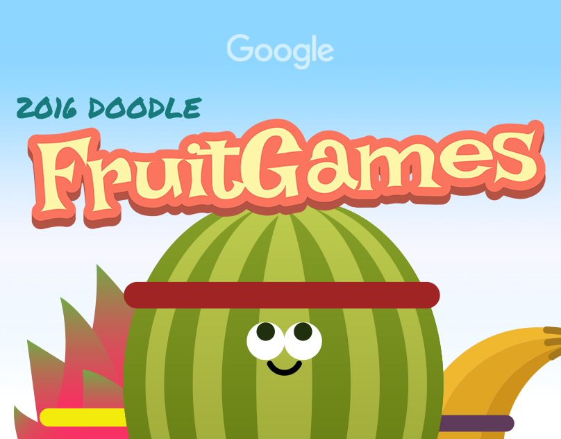 Doodle Fruit Games é o novo jogo do Google para as Olimpíadas Rio 2016