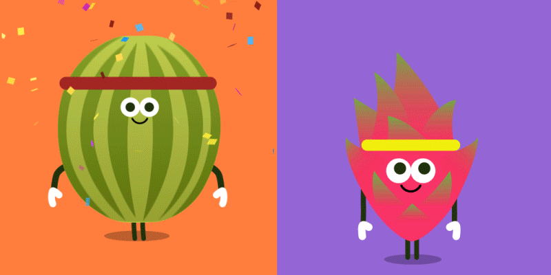 Aberto até de Madrugada: Google lança os Doodle Fruit Games para celebrar  os Jogos Olímpicos do Rio de Janeiro