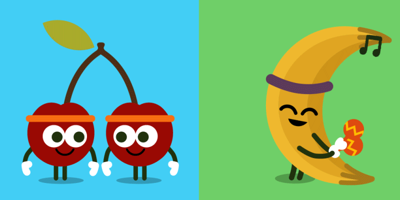 Google celebrates the Olympics with a bunch of cartoon fruit games