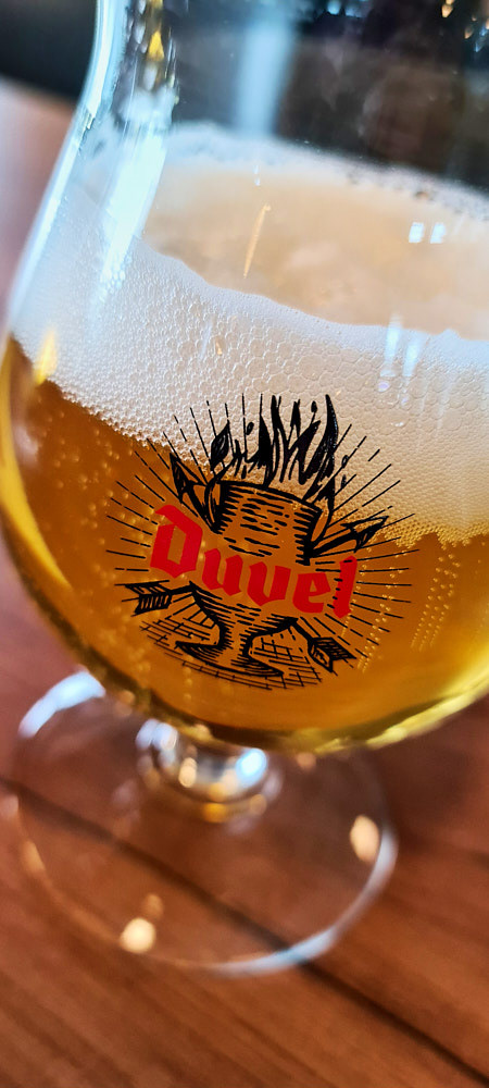 Ein Duvel darf bei einem Belgien-Besuch natürlich nicht fehlen.