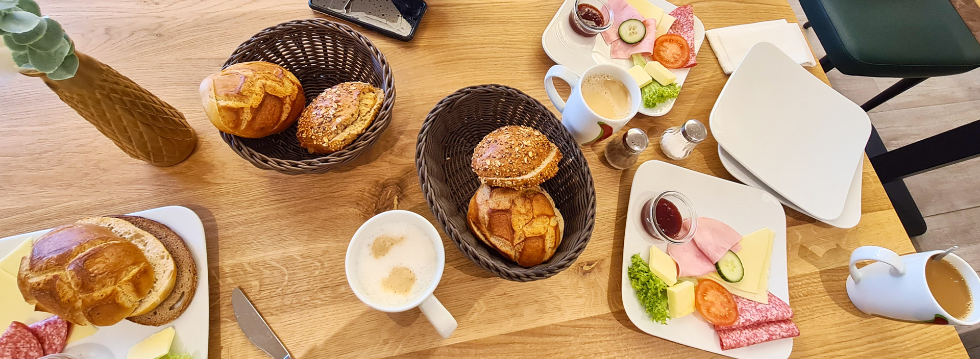 Das Frühstück bei Bäcker Wolf war super!