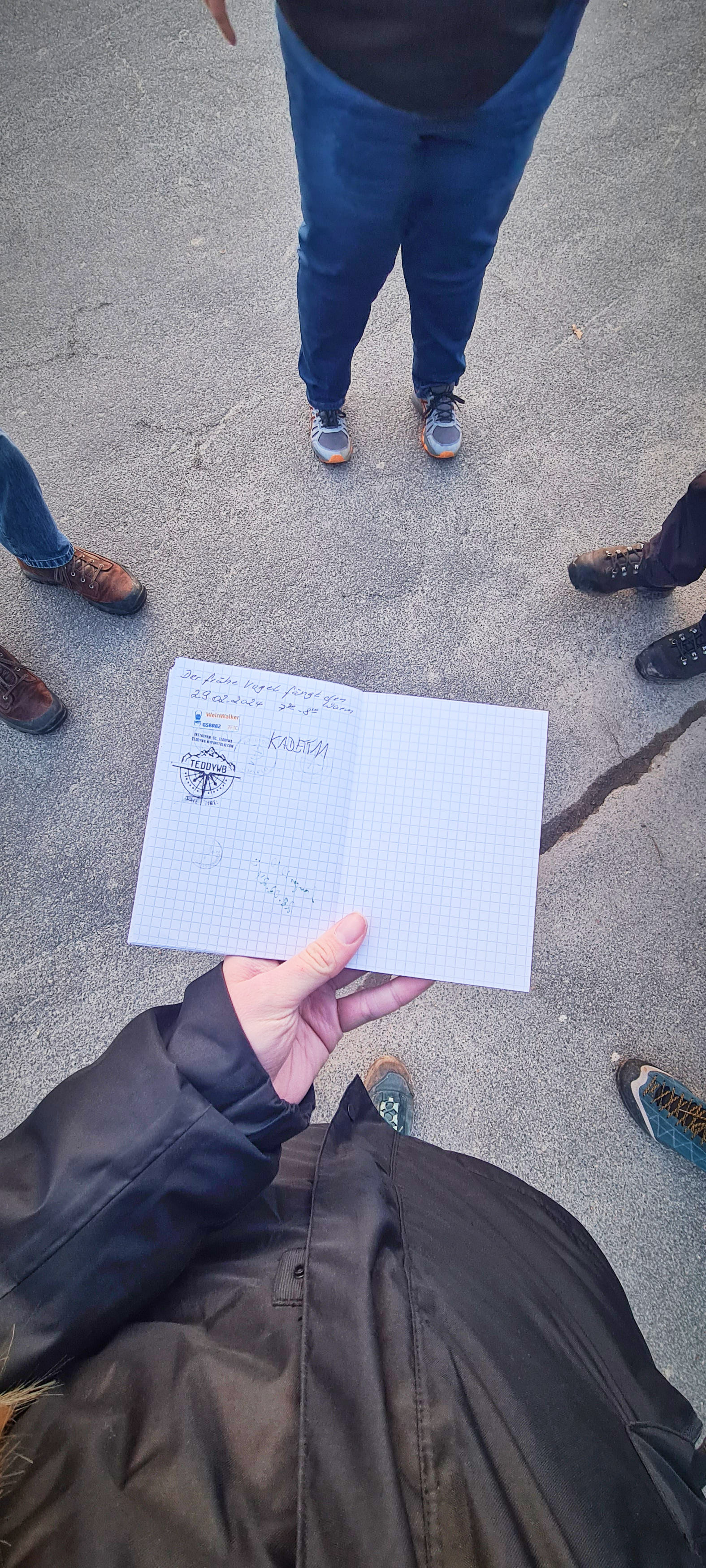 Das dritte Event des Tages.
