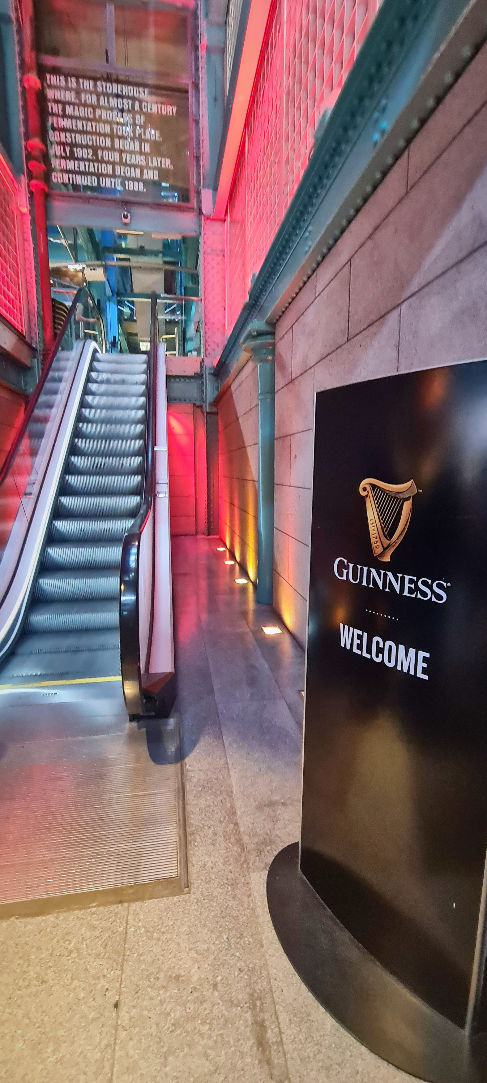 Der Eingang zum Guinness Musem