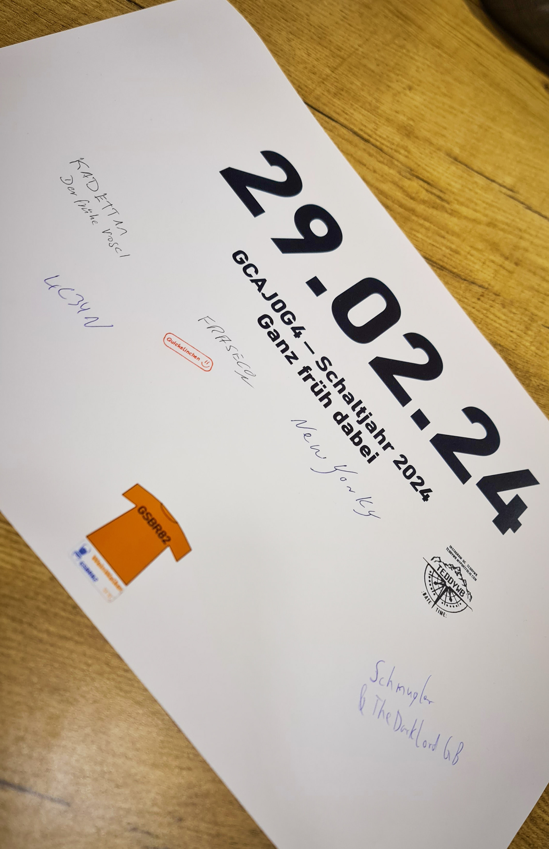 Das erste Event startete um 00:00Uhr