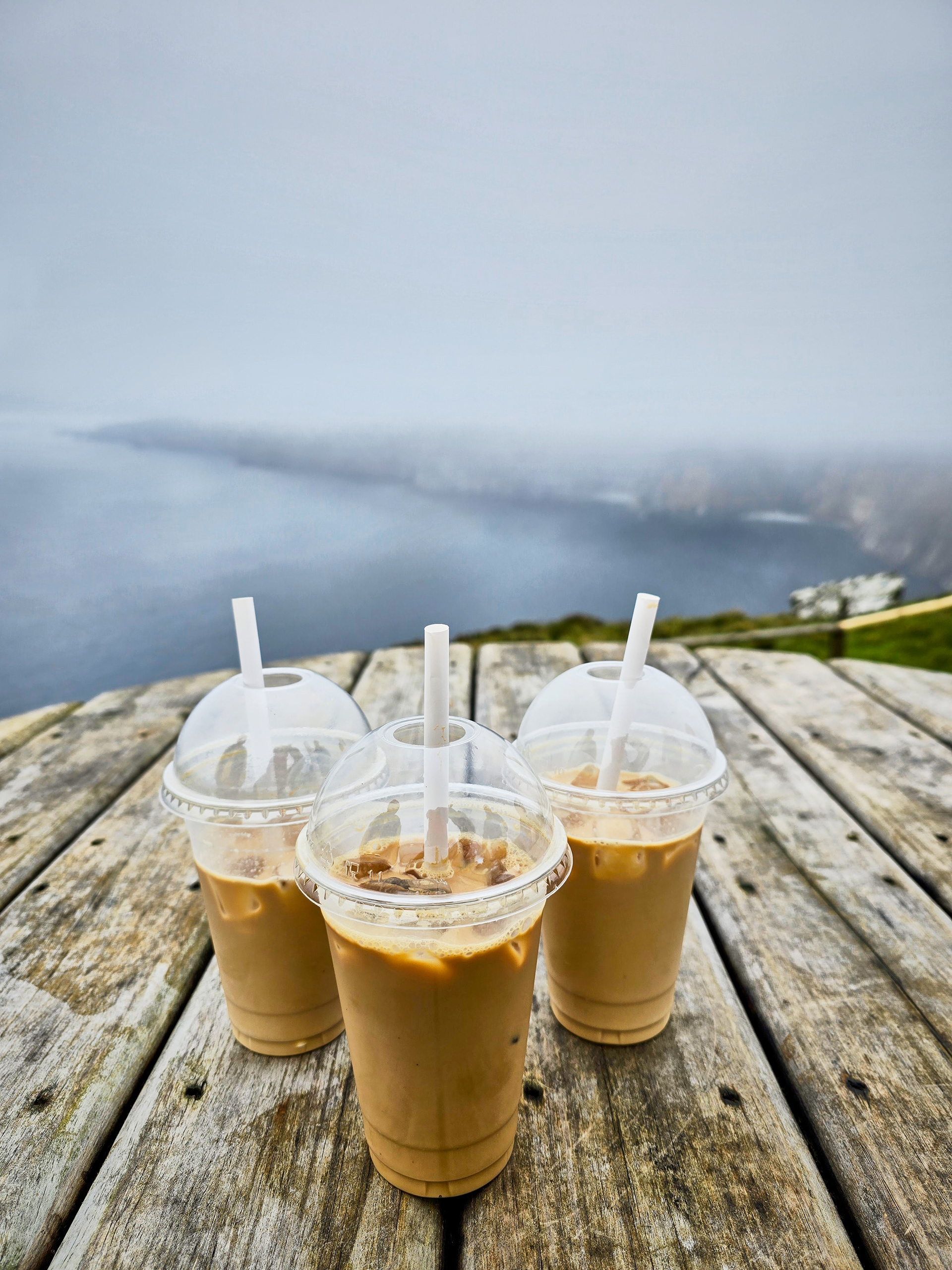 Als Belohnung gab es einen Eiskaffee