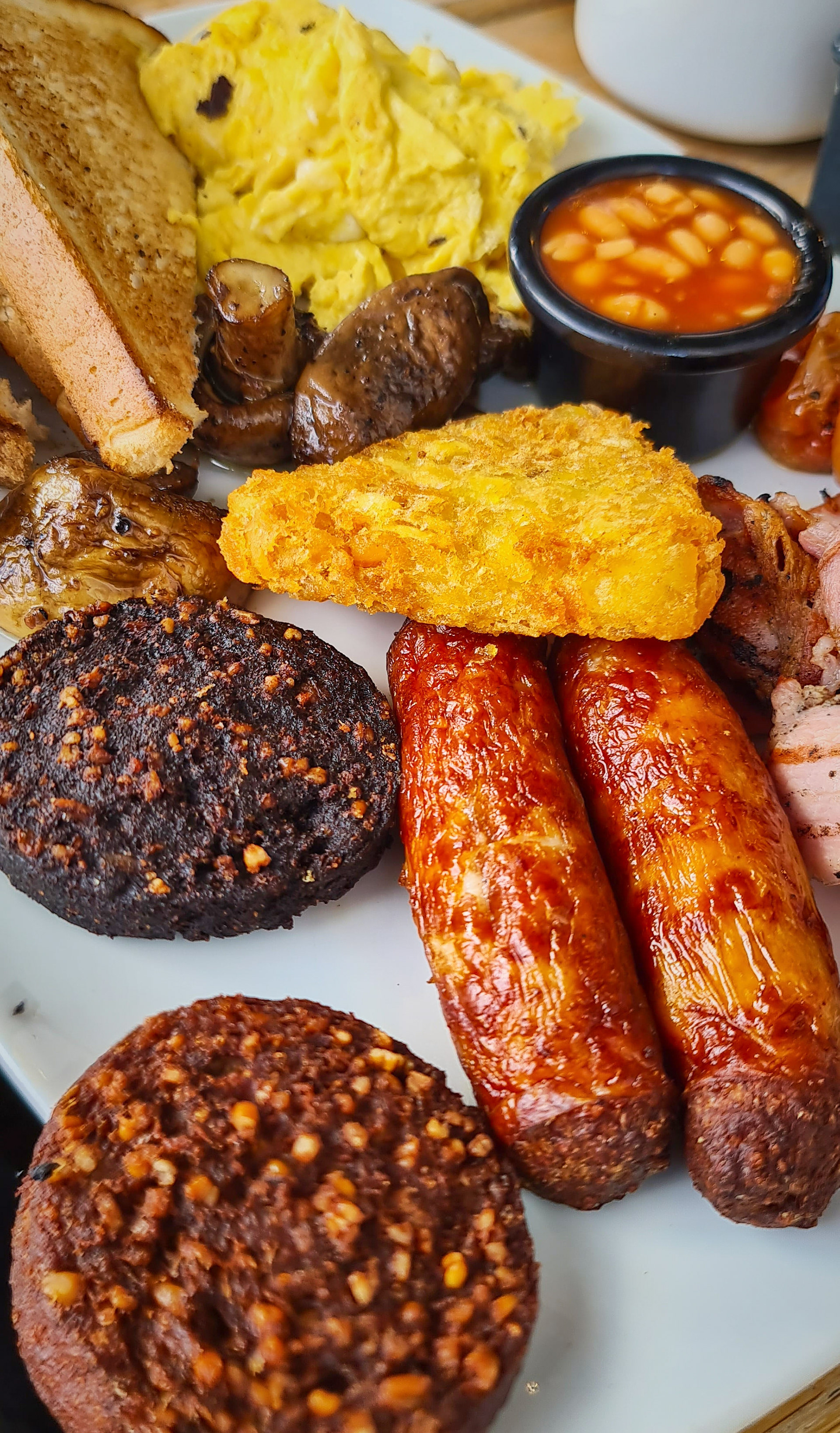 Herzhaftes, englisches Frühstück.