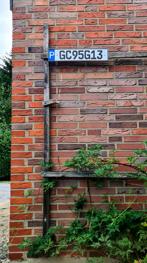 Der Parkplatz für die Camper Zelle