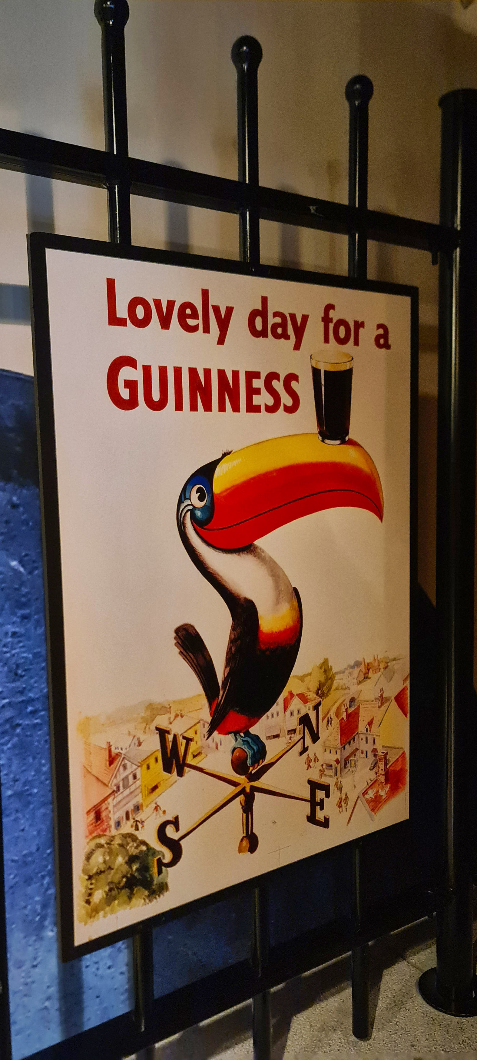 Das wohl bekannteste Werbeschild von Guinness.
